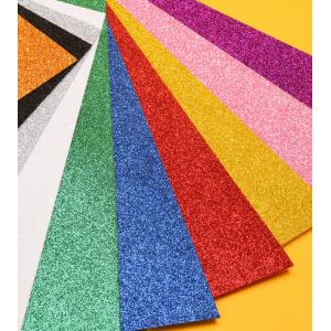 Super Glitter Craft EVA foam sheet Glued Color Goma Fomix EVA for Kids eva with glitter Perfect for Kids Art Pr