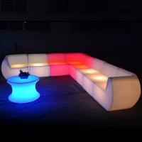 China PE plastic LED modern sofa furniture on sale