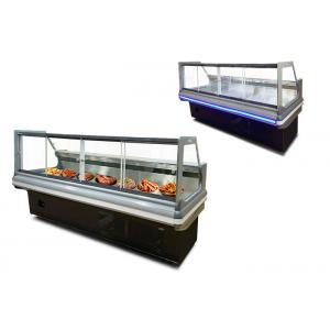 OEM Vertical Fresh Meat Deli Display Refrigerator Supermarket Food Display