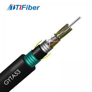 China Outdoor Optical Fiber Cables Supplier 12 Core Direct Buried Armored Fiber Optic Cable GYTA53 supplier