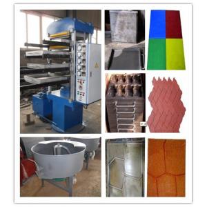 China Customized Push Pull 4 Layer Rubber Tile Making Machine supplier