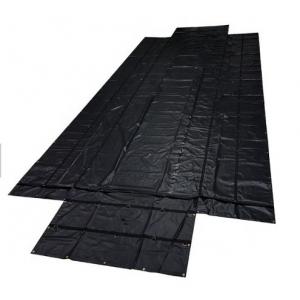 China 1000D * 1000D 18oz 8 Ft Drop Flatbed Truck Tarps supplier