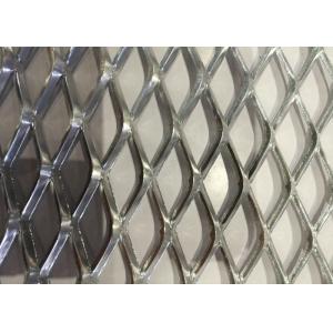 China Heavy Decoration Expanded Metal Wire Mesh , Steel Diamond Mesh 0 . 8 MM Thickness supplier