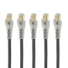 Cat6 シールド付きイーサネットケーブル - データセンター、オフィス、産業用途向けRJ45コネクタ付きFTP/SFTP LANネットワークケーブル