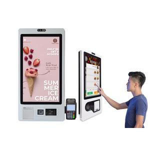 27Inch Restaurant Supermarket Payment Touch Screen Kiosk Smart Self Service Order
