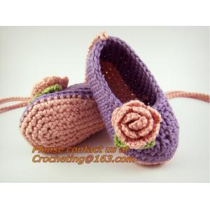China Crochet Baby, Booties, Socks Knitted, Newborn Loafers Shoes Plain Infant Slippers Footwea supplier