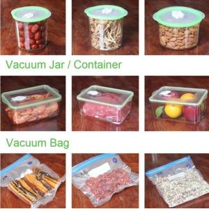 VACUUM JAR, VACUUM CONTAINER, channel vacuum pouch food storage bag, Safety food grade vacuum storage bag, home used vac