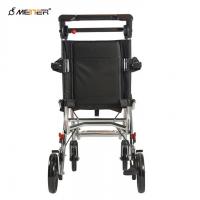 China Manual Foldable Portable Lightweight Transport Wheelchair 100KG Load on sale