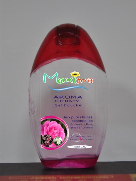Rose Aroma Bath & Shower Gels 300ml for women's skin smooth and whitening