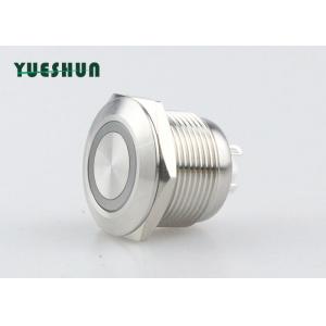 China Ring LED 12 Volt Push Button Starter Switch 19mm Mounting Hole Easy Installation supplier