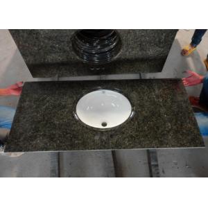 China Custom Black Granite Overlay Countertops Anti - Stain With Backsplashes supplier