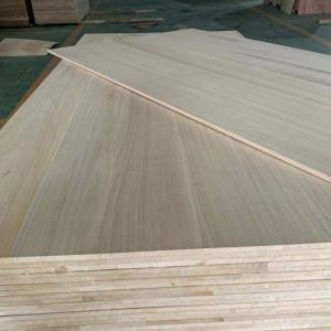 Solid Timber Paulownia Wood Board For Crafts Natural Color 1220x2440mm