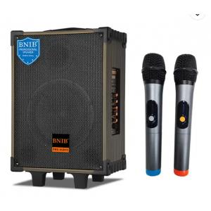 China OEM Portable Wooden Karaoke Party Speaker Dj Sound System Guitar Input supplier