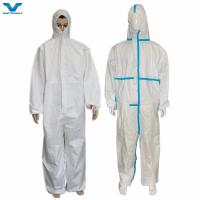 China White PP Nonwoven Polypropylene Coverall with Anti-Radiant Heat and Medical Function on sale