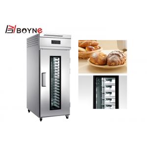 PU Insulation Heating Electric Dough Proofer Single Door 18 Trays Or 36 Trays Fermentation Box
