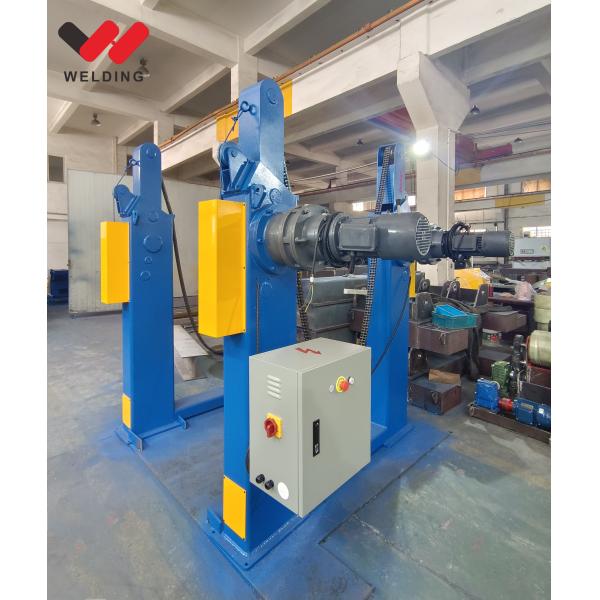 2.5 Tons Pipe Welding Roller Chain Turner For Long Strip Workpiece 4 Columns
