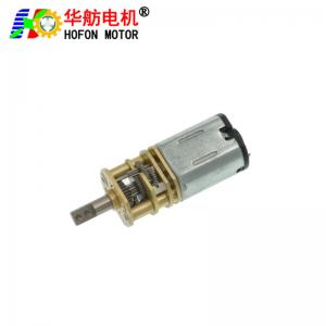 China Hofon 8mm DC micro reduction motor brushed gear motor Small volume large torque for Optical lens supplier