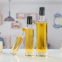 China Glass Olive Oil Distribution Bottle for Kitchen Custom Glass Bottle 50ml 100ml 500ml on sale