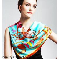 90*90cm silk scarves, customized fashion design from Silk scarf factory
