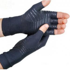 China Fingerless Recovery Symptoms RSI Copper Balance Compression Arthritis Gloves supplier