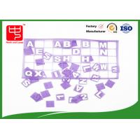 China Purple   dots , Lovely conenient alphabet letters for teaching on sale