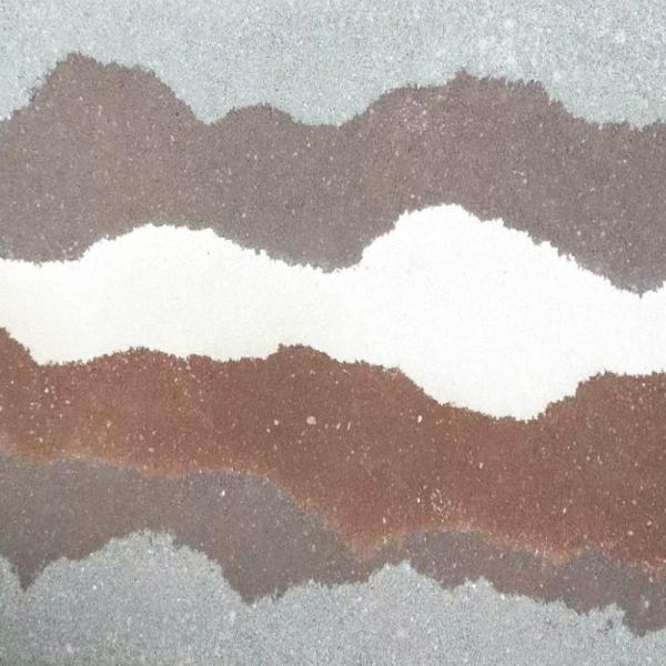 Resistencia exterior de la llama de Matt Travertine Flexible Ceramic Tile MCM de la prenda impermeable