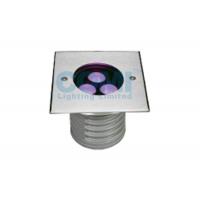 China 3 * 2W 6W 7W Square Deep Recessed High Power LED Inground Light 450LM on sale