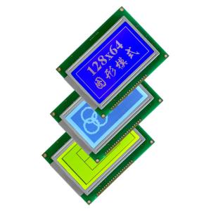 China Módulo LCD gráfico 128 X 64, módulo de pantalla STN positivo, 18 pines, pantalla LCD 12864 supplier