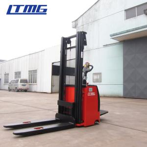Automatic Lifting Long Life Electric Pallet Stacker Battery Powered 1500kg Capacity