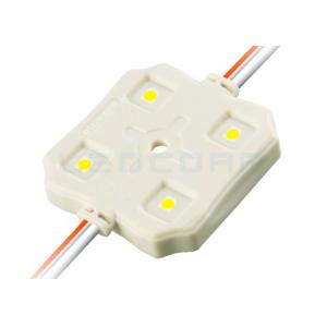 4 LEDs Injection 5050 SMD LED Module High Brightness , 12V LED Module