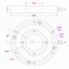 China Low profile reaction torque transducer thru hole robot joint torque sensor wholesale