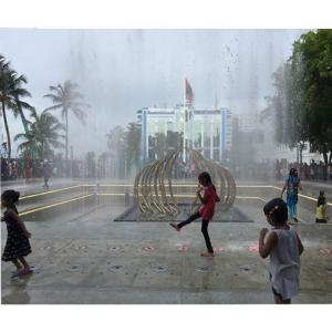 Outdoor Children Playing Interactive Floor Standing Fountains