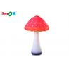 Wear - Resisting Inflatable Lighting Decoration / Blow Up Mushroom