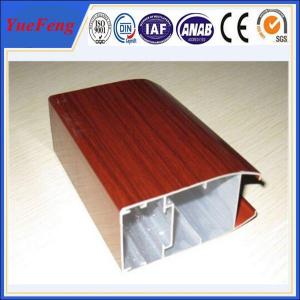 China supply wooden transfer printing aluminium extrusion,thermal break aluminium window profile supplier