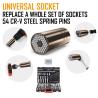 China 1/4'' 3/8'' Adjustable Universal Socket for Multi-Tool Accessories wholesale