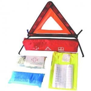 Socorros Kit With Reflective Safety Vest do veículo da sobrevivência de EN20471 DIN13164 primeiros