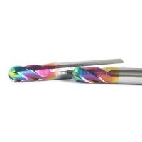 China High Efficiency Tungsten Solid Carbide 4 Flutes Ballnose End Mill for Aluminum on sale