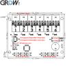 China Crecer K219-A+R502-F Panel de control IR de huellas dactilares con relevos múltiples programable wholesale