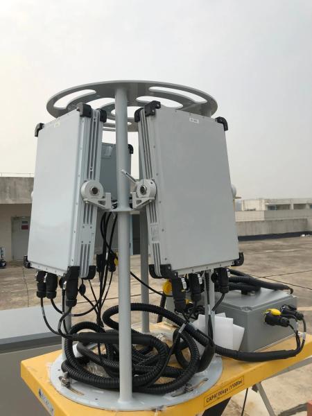 Frecuencia de banda S de radar de baja altitud y rango de escaneo por azimut de 0°-360° para una capacidad de detección óptima