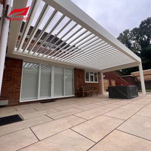 China Waterproof Windproof Customized Aluminum Pergola Prototype Machining For Office Room Space wholesale