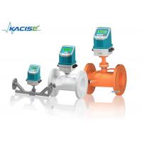 China Ultrasonic Inline Water Flow Meter , Stainless Steel Flow Meter For Pipe Diameter DN10 - DN1500 on sale