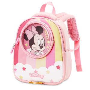 Minnie Mickey Waterproof Kids Backpack Disney Kindergarten Childrens Anti Lost Mochila