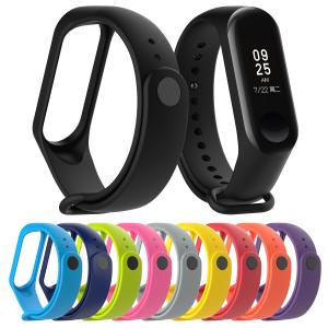 Secure Smart Watch Band Strap Silicone Wristbands Bracelet For Xiaomi Mi Band 3/ 4