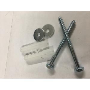 China 304 Stainless Steel Toilet Mounting Hardware Corrosion Resistance For Hang Basin Fittings supplier