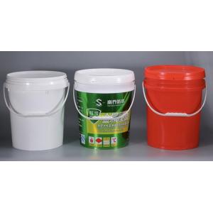 High Heat Resistant 20l Plastic Oil Bucket With Smooth Surface