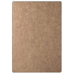 Noon Reflective Vibration Bronze Finish Decorative Stainless Steel Sheet