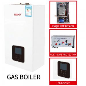 China 40KW Hot Water Heat Boiler White Shell Gas Wall Hung Boiler  Top Component supplier