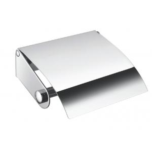 China Stainless Steel Mini Roll Toilet Paper Dispenser Tissue Dispenser with cover for bathroom using supplier