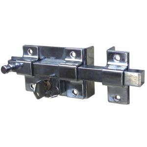 Zinc Alloy Square Door Lever Lock For Outer Door Normal Or Cross Keys