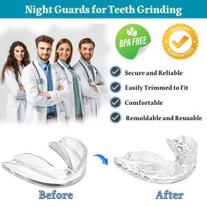 China Des protecteurs de dents personnalisés pour empêcher le broyage 4 packs, protection de gomme pour empêcher le broyage OEM wholesale